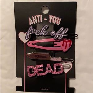 F*ck Off Hair Clip Set